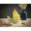 LumiPur Signature Natural Glow Flickering Flameless LED Wax Pillar Candle