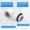 sourcing map 2pcs 90 Degree Elbow Water Cooling Adapter G1/4"