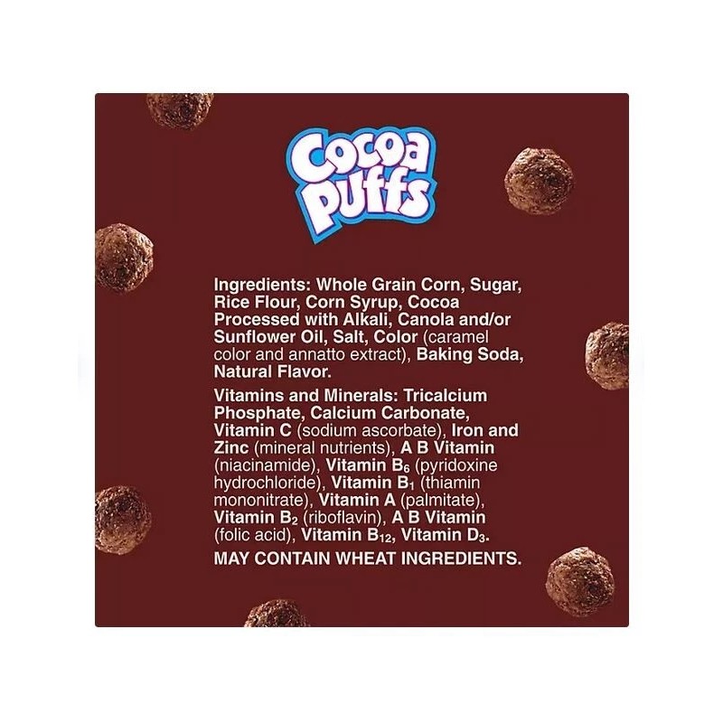 Cocoa Puffs Chocolate Cereal, 39.25 oz.