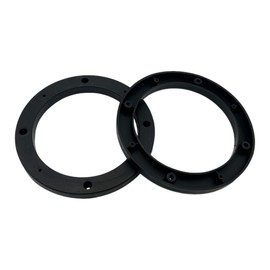 GAOLAOSY 6.5" Car Speaker Spacers, ABS Fixed Speakers Ring Mounting Adapter, Enhance Sound Quality Car Speaker Washer, Universal Subwoofer Replacement Modified Accessories for Most Cars (1 Pair)