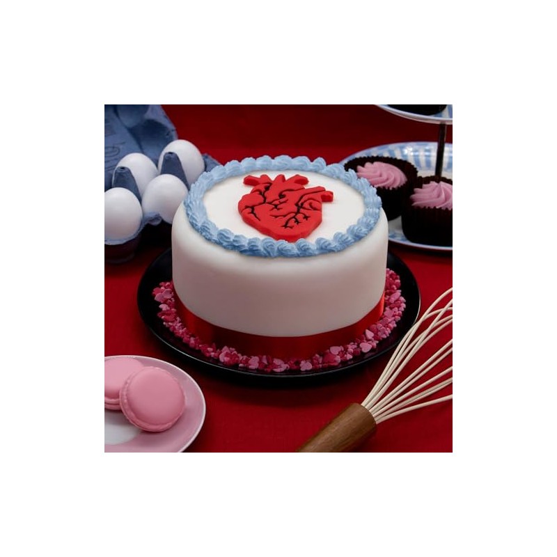 Cortador de galletas anatómico Corazón, 1 pieza - Bakerlogy