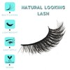 APCYUST Mink Lashes Fluffy Wispy Eyelashes Medium Natural Eye Lash