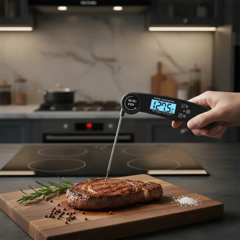 Termómetro De Cocina Digital Para Alimentos Contra Agua