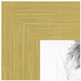 ArtToFrames 16x20 Inch Gold Picture Frame, This 0.75 Inch Custom Poster Frame is Giulia Bright Gold Short - Comes with Economy Acrylic and Corrugated Backing (WOM5214-16x20)