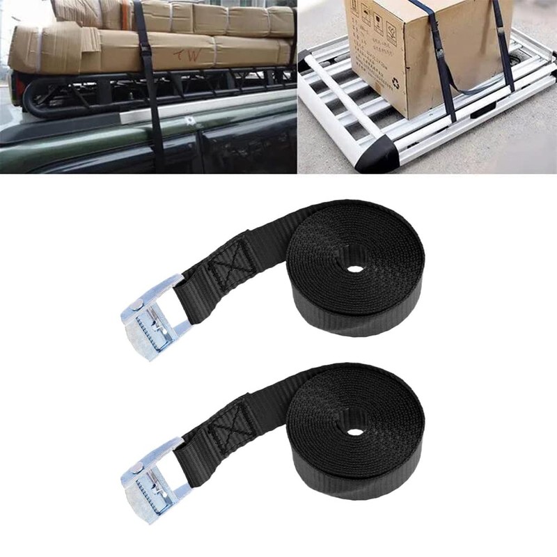 Lashing Straps, Adjustable Lashing Straps with Clamping Lock, Short Tie