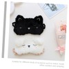 Ipetboom 2Pcs Lovely Cartoon Animals Eye Masks for Sleeping Lightproof