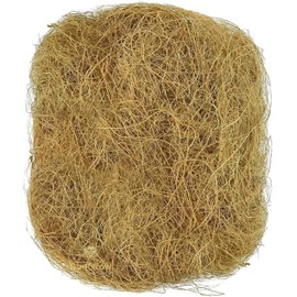 SunGrow Finch Coconut Fiber, Loose Bedding Substrate for Birds Nest Cages, Nesting Material for Budgie Hummingbird Canary Parakeet, 1.5 oz