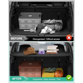 Powerty Cargo Cover for Buick Envision 2021-2024 2025 Accessories Trunk Cover Retractable Trunk Shielding Shade Cargo Luggage Cover(Can Withstand The Load)