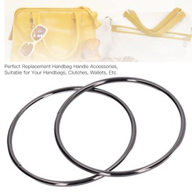 Asas redondas de metal para Bolsos, Mano de obra fina forma redonda asas para bolsas de alta dureza (2 uds)