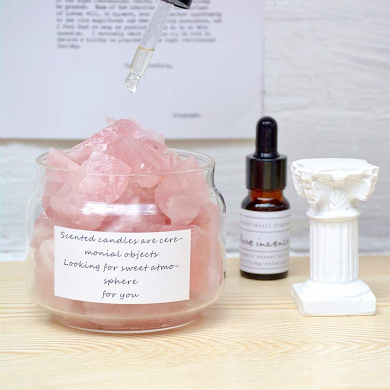 HIGHAWK Aroma Lamp, Aroma Light, Natural Crystal, Bedside Lamp, Air