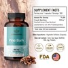 HERBAMAMA Pine Bark Extract Capsules - French Maritime Pine Bark