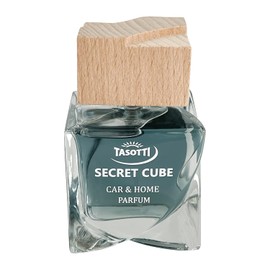 Tasotti Car Air Freshener, Luxury Perfume for Car and Home, Long-Lasting Air Freshener and Odor Eliminator, Secret Cube Collection (Black)