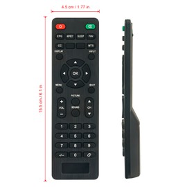 Beyution RC3026D Replacement Universal Remote Control fit for Digitrex/Hiteker LCD LED HDTV TV RCLCD37A5F E32V7 RCLCD32A7 LCD32A7 RC-E32V7/WT TL236Z10EDTP TL236Z10ETPM TL50Z10AHTP