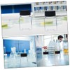 CIYODO 24pcs Plastic Oil Sample Bottles with Black Sealing Caps