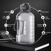 GEMFUL 2 Litre Water Bottle with Time Marker, BPA-Free -