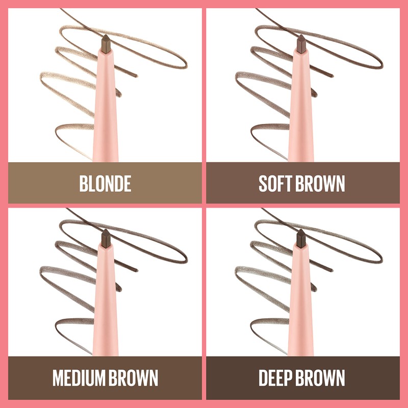 MAYBELLINE Maybelline Total Temptation Eyebrow Definer Pencil, Blonde, 1 Count