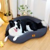 ESCRODOI Orthopedic Dog Beds for Large/Medium Dogs, 9'' Thick Pure