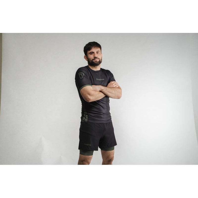 Progress Jiu Jitsu Academy+ Short SleeveRashguard | Flexible and Durable