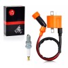 MOTO1988 Ignition Coil & Spark Plug for Yamaha 1989-2004 Warrior