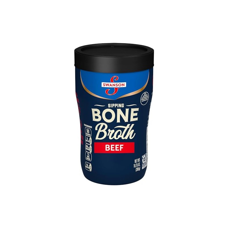 Swanson Beef Bone Broth Sipping Cups 10.75 oz. (Pack of