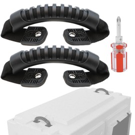 Terixe 2 Packs Handle Replacement for Kennel, Replace Worn or Damaged Handles on Kennel or Water Hole, Compatible with Ruffland Kennel