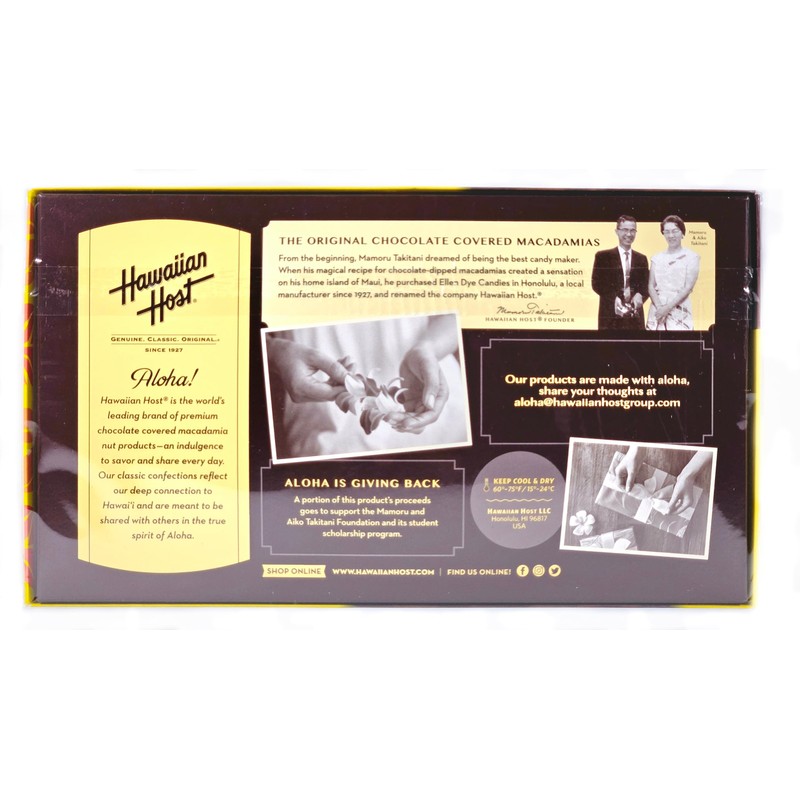 Hawaiian Host Island Macs Tiare Milk Chocolate Covered Macadamia Nuts