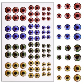 Fishing Lure Eyes 3D/4D/5D Fly Fishing Eyes Holographic Bait Rig Lure Eyes for Making Fishing Lure Fly Tying Jigs Streamer Flies Fish Eyes 3mm 4mm 5mm 6mm 8mm 10mm