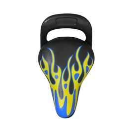 DeeRace Kids Bicycle Saddle, No Butt Pain, Cushion, Kids Bicycle Seat with Handle, Universal Bicycle Replacement Saddle, Fits Most Kids Bicycles, Bicycle Accessories, Easy to Install, Blue B