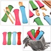 Healvian 4PCS Silverware Bags Cutlery Pouch Utensil Case Travel Tableware