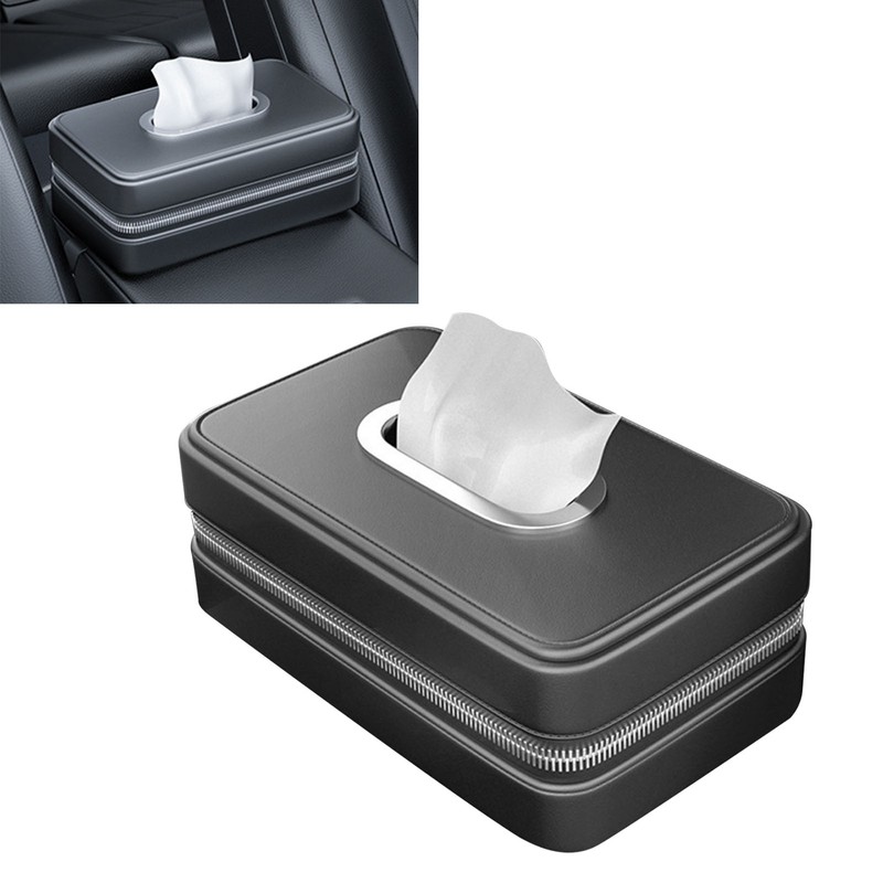 Car Tissue Holder Simple Look Flexible Installation Auto Napkin Holder