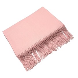WESTEND CHOICE Ladies Scarves Pashmina Shawls and Wraps Large Scarf for Women Wedding Shawl Bridesmaid Stole Plain Winter Warm Scarves 200 x 70 cm (Light pink)