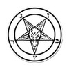 Baphomet Pentacle Goat Satan - 3" Vinyl Sticker - for