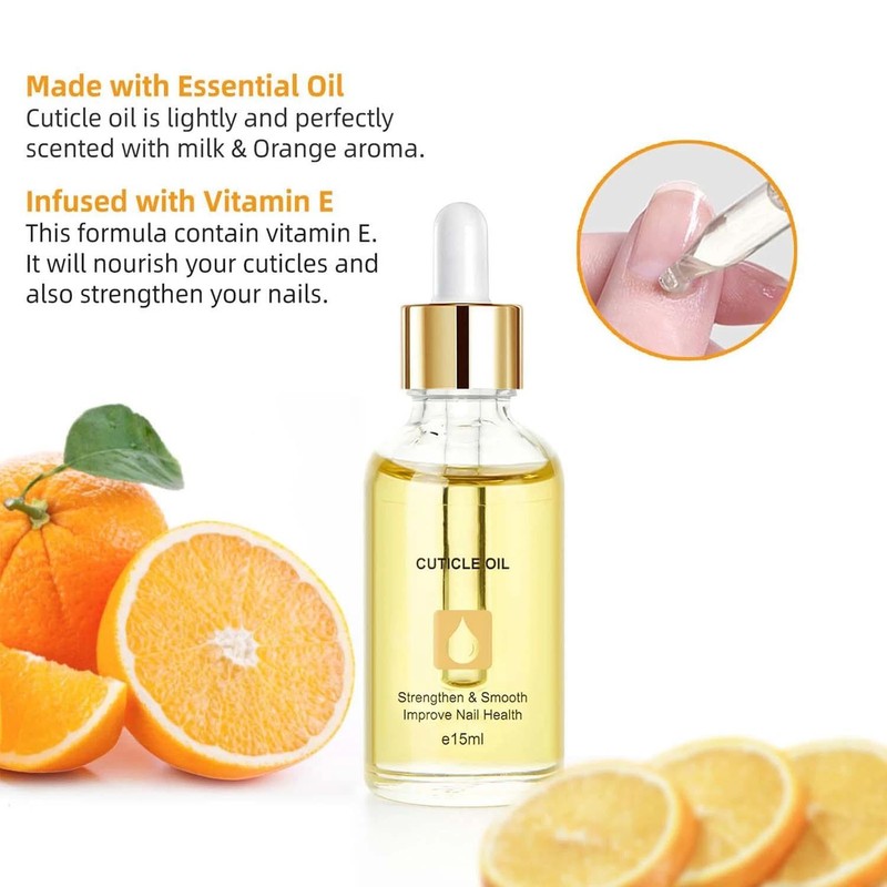Nail Cuticle Oil & Nail Oil with Organic Vitamin E