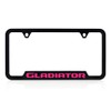 JEEP Gladiator UV Printed in Tuscadero Pink Black Plastic License