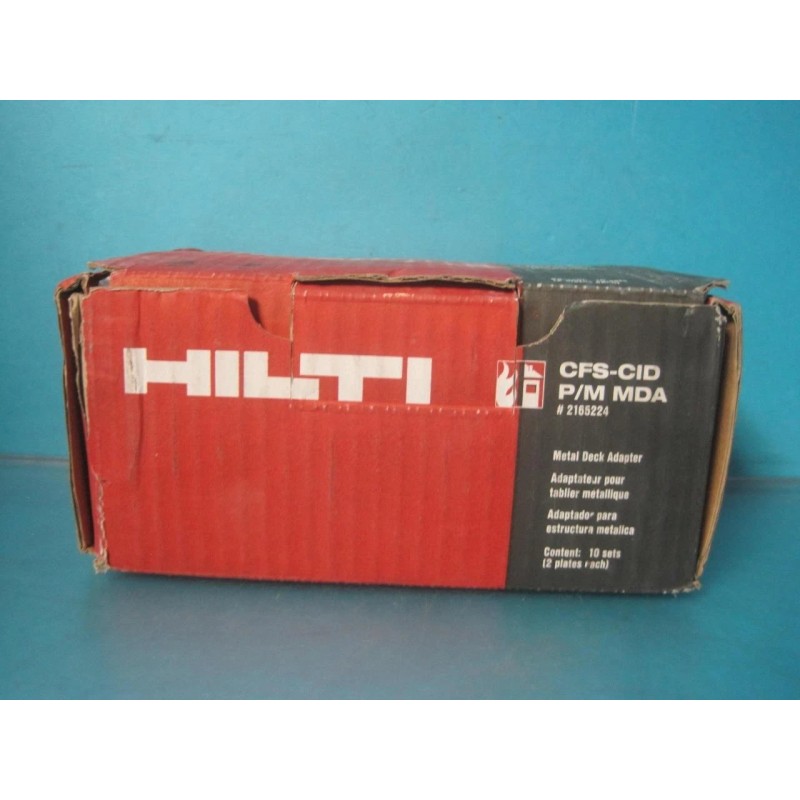 hilti 10 Pairs (20 Plates) Hilti CFS-CID P/M MDA Metal