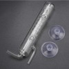 Phefop Aquarium Bubble Counter Transparent Corrosion Resistant Glass CO2 Spiral