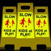 Juztec Children at Play Safety Signs - Street Kids Playing