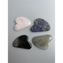 VIE Gua Sha Facial Massage Rose Quartz, 7x4cm