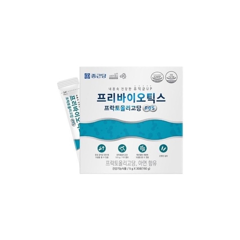 Chong Kun Dang Prebiotics Fructooligosaccharide FOS 5g x 30 packets