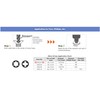 ENGINEER DWZ-05 Hex Socket Screw Extractor for The Quick &