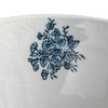Creative Co-Op Round Blossom Porcelain Bowl, Blue and White