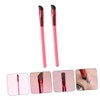 Healvian 2Pcs Angled Eyebrow Brush Double Sided Makeup Applicators for