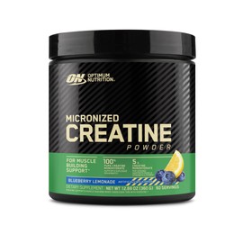Optimum Nutrition Optimum Nutrition Micronized Creatine Monohydrate Powder, Blueberry Lemonade Creatine, 60 Servings, 360 Grams (Packaging May Vary)