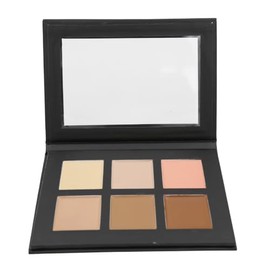 Kit de maquillaje iluminador y de contorno de 6 colores Mesvol, paleta de correctores y base de contorno, kit en crema mate (medio)