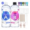 Kit De Resina Epoxi Transparente DiYY para Fundición y Revestimiento,
