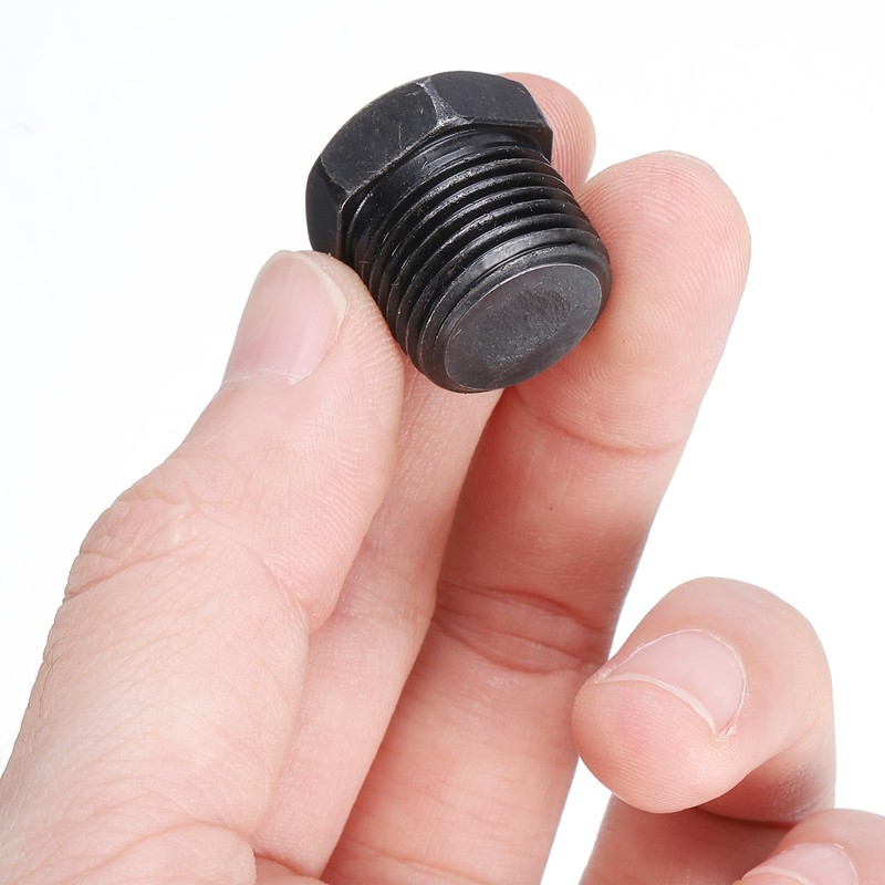 sourcing map 5Pcs 3/8 NPT Outer Hex Head Thread Pipe