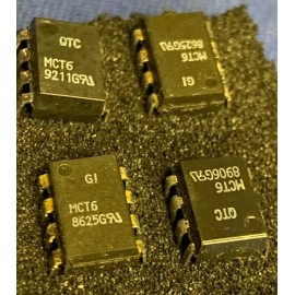 OTC & GI MCT6 GI/QTC DUAL CHANNEL OPTOISOLATOR 8-Pin DIP LAST ONES QTY-1