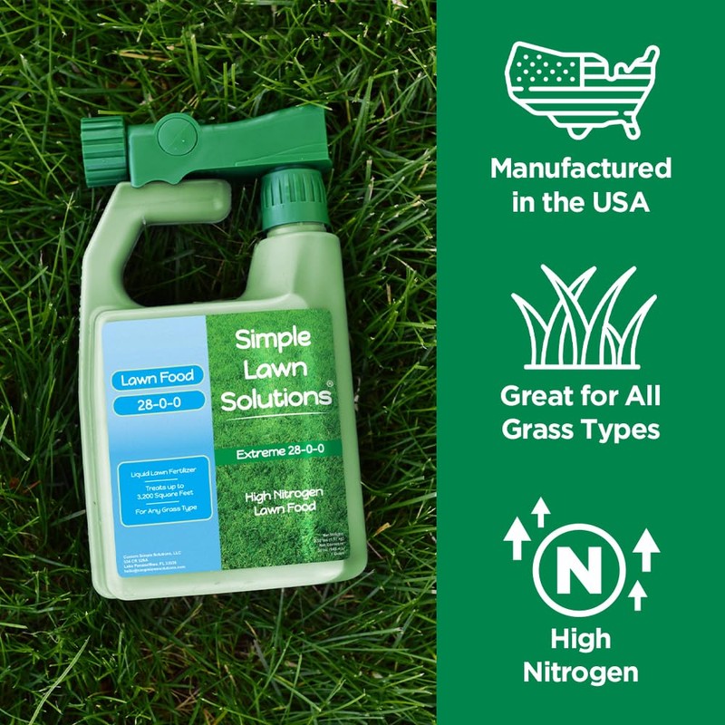 Maximum Green & Growth Fertilizer High Nitrogen 28-0-0 Liquid Lawn
