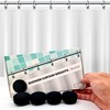 Powerful Anti-Billowing Magnetic Shower Curtain Weights for Splash-Free Bath Experience