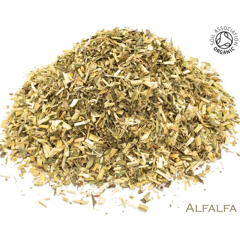 Organic Alfalfa Leaf Pure Herbal Infusion (25 Unbleached Tea Bags